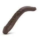 Dr Skin 16 inches Double Dildo Chocolate Brown - ACME Pleasure