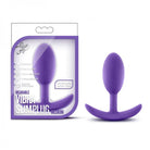 Luxe - Wearable Vibra Slim Plug - Medium - Purple - ACME Pleasure