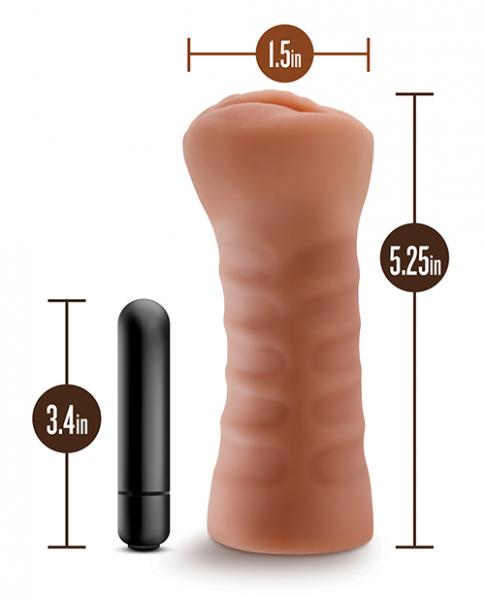 M For Men Sofia Mocha Tan Vagina Stroker - ACME Pleasure