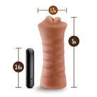 M For Men Isabella Mocha Tan Mouth Stroker - ACME Pleasure