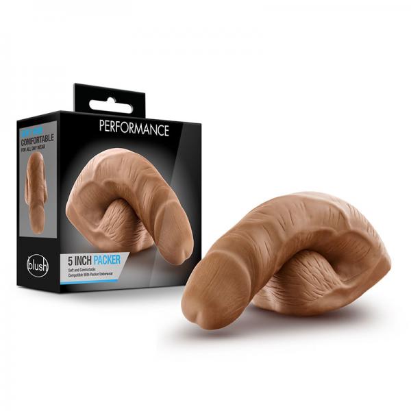 Performance 5 Inches Packer Mocha Tan Dildo - ACME Pleasure