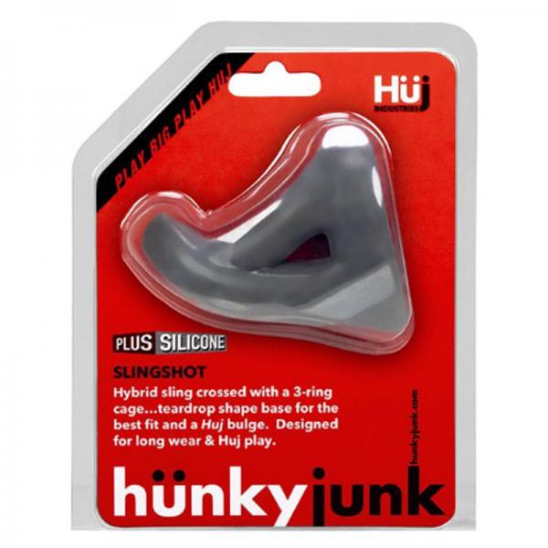 Hunky Junk Slingshot 3 Ring Teardrop Stone - ACME Pleasure