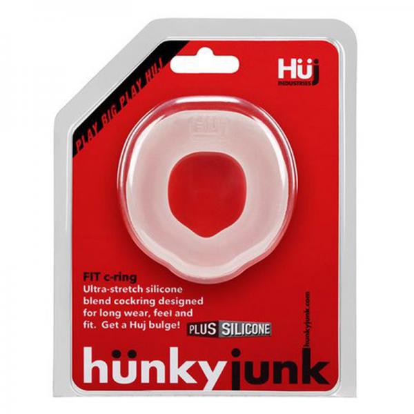 Hunky Junk Fit Ergo Cock Ring Ice Clear - ACME Pleasure