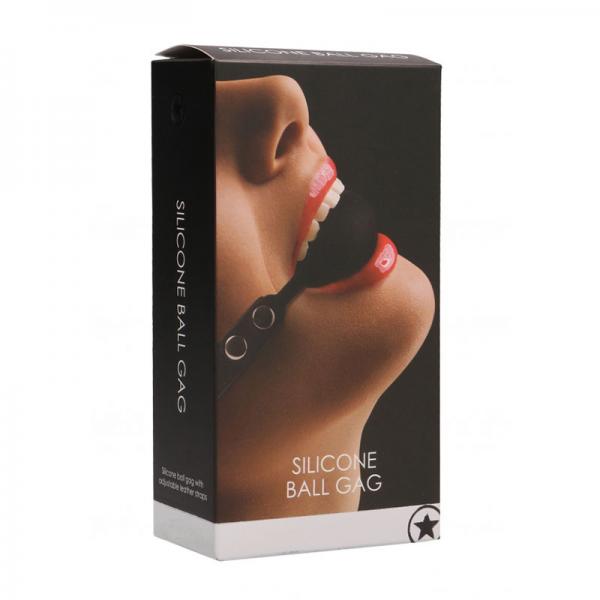 Ouch Silicone Ball Gag Black O/S - ACME Pleasure