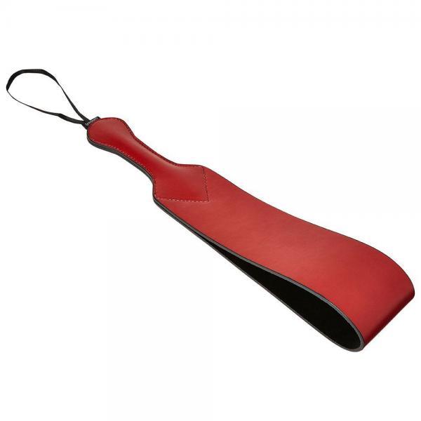Sportsheets Saffron Loop Paddle Black Red - ACME Pleasure