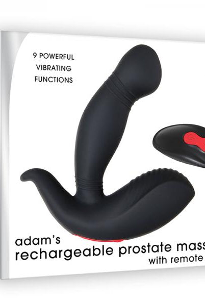 A&e Adam's Remote Control Prostate Massager 9 Functions Usb Rechargeable Silicone Waterproof - ACME Pleasure