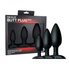 Nexus Butt Plug Trio 3 Butt Plugs Black - ACME Pleasure