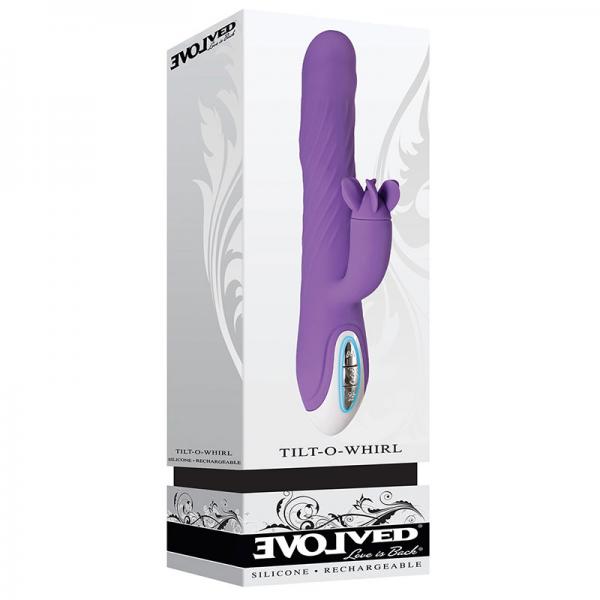 Evolved Tilt-o-whirl Dual Vibe With Spinning Clit Stimulator 8 Vibe Functions And 5 Wave Functions I - ACME Pleasure