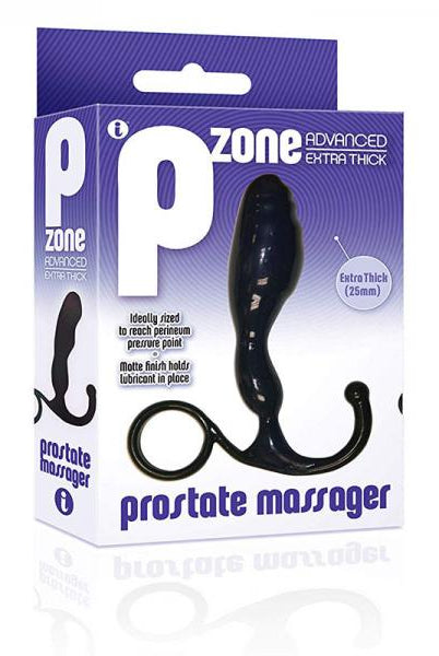 P-Zone Advanced Thick Prostate Massager Black - ACME Pleasure