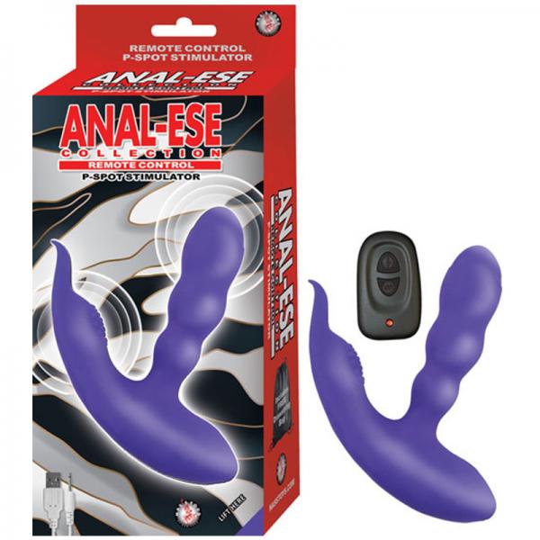 Anal Ese Remote Control P-Spot Stimulator Purple - ACME Pleasure