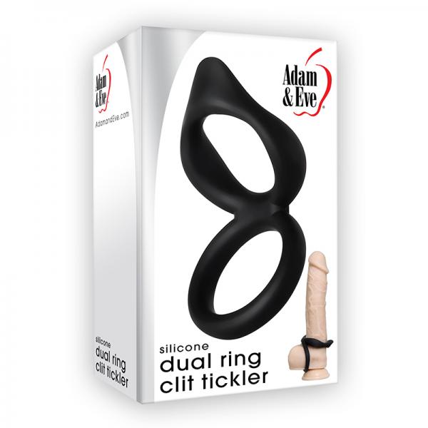 A&e Silicone Dual Ring Clit Tickler - ACME Pleasure