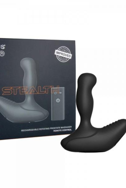 Nexus Revo Stealth Remote Control Rotating Prostate Massager - Black - ACME Pleasure