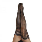 Kixies Mimi Black Fishnet Circles Size D - ACME Pleasure