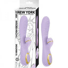 Vibes Of New York Ribbed Suction Massager Lavender - ACME Pleasure