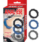 Anal-ese Collection Chainlink Cockrings Black,blue,grey - ACME Pleasure