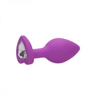 Diamond Heart Butt Plug - Regular - Purple - ACME Pleasure