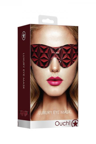 Luxury Eye Mask - Burgundy - ACME Pleasure