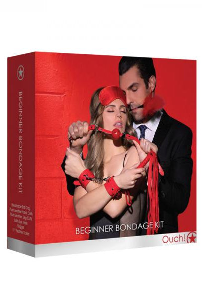 Ouch! - Beginners Bondage Kit - Red - ACME Pleasure