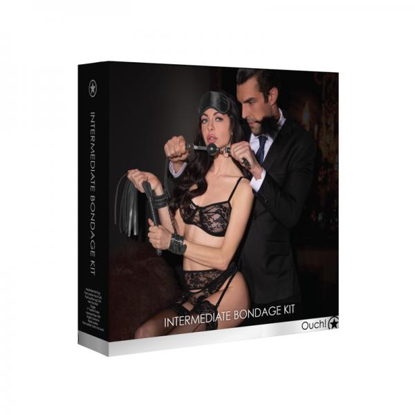 Ouch! - Intermediate Bondage Kit - Black - ACME Pleasure