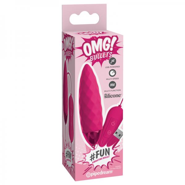 Omg! Bullets Fun Vibrating Bullet, Fuchsia - ACME Pleasure