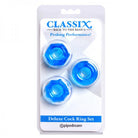 Classix Deluxe Cock Ring Set Blue - ACME Pleasure