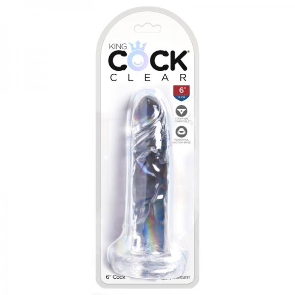 King Cock Clear 6in Cock - ACME Pleasure