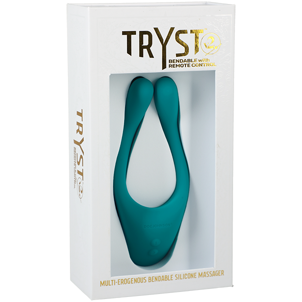 Tryst V2 Bendable Multi Erogenous Zone Massager Remote Teal - ACME Pleasure