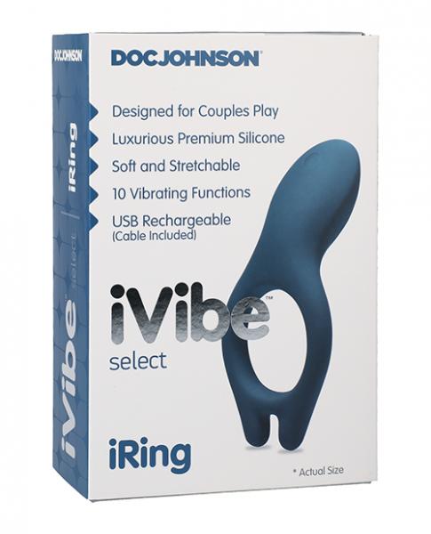 Ivibe Select Iring Marine Blue Vibrating Cock Ring - ACME Pleasure