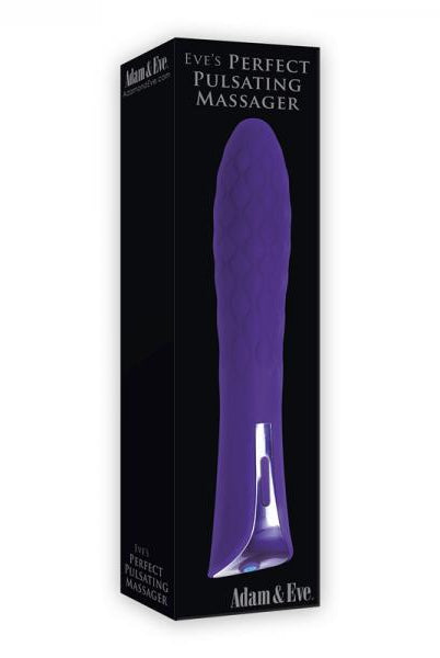 A&e Eve's Perfect Pulsating Massager Purple - ACME Pleasure