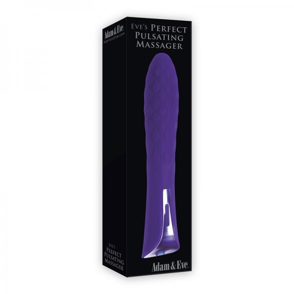 A&e Eve's Perfect Pulsating Massager Purple - ACME Pleasure