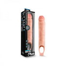 Performance Plus - 11.5 Inch Silicone Cock Sheath Penis Extender - Vanilla - ACME Pleasure