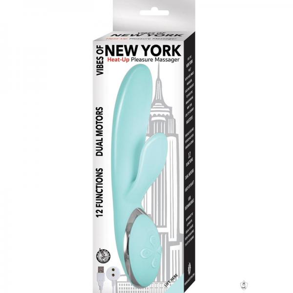 New York Heatup Pleasure Massager Aqua - ACME Pleasure