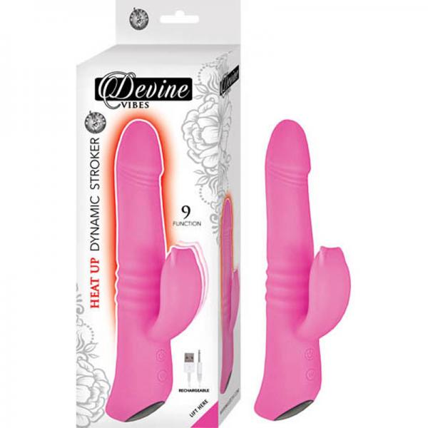 Devine Vibes Heat Up Dynamic Stroker-pink - ACME Pleasure