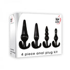 A&e Anal Plug Set Of 4 Black - ACME Pleasure