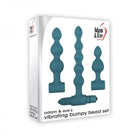 A&e Vibrating Bumpy Bead Set Teal - ACME Pleasure