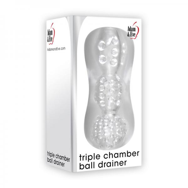 A&e Triple Chamber Ball Drainer Clear - ACME Pleasure