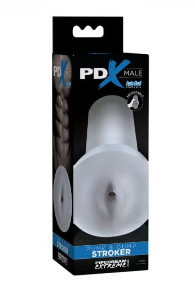 Pdx Male Pump & Dump Stroker (clear) - ACME Pleasure
