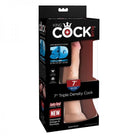 King Cock Triple Density 7 inches Beige Dildo - ACME Pleasure