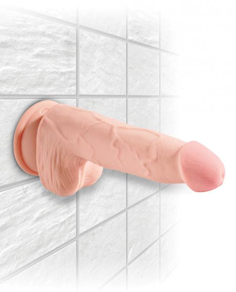 King Cock Triple Density 5 inches Dildo with Balls Beige - ACME Pleasure