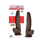 Realcocks Dual Layered Curved #6 8in Dark Brown - ACME Pleasure