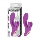 Vibes Of New York Triple Tickler Massager-purple - ACME Pleasure