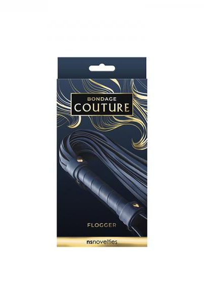 Bondage Couture Flogger Blue - ACME Pleasure