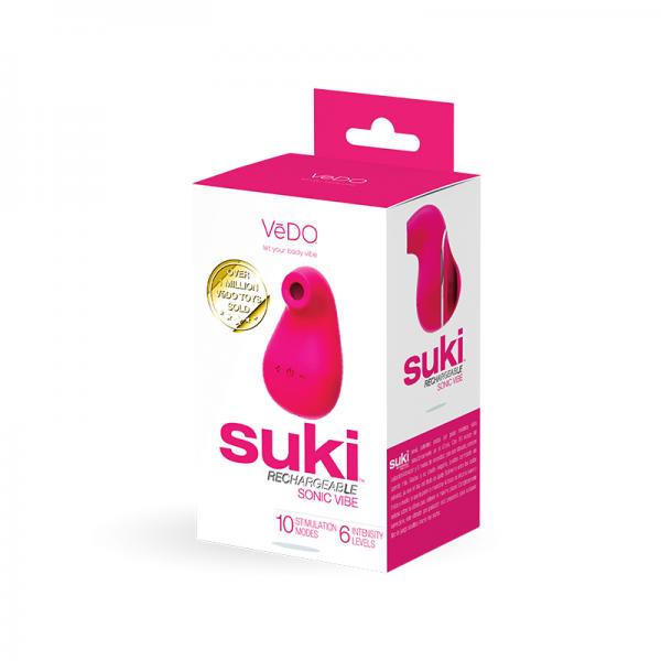 Suki Rechargeable Sonic Vibe Foxy Pink - ACME Pleasure