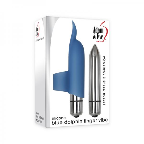 A&e Blue Dolphin Finger Vibe - ACME Pleasure