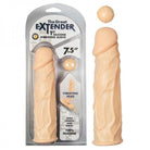 The Great Extender 1st Silicone Vibrating Sleeve 7.5in-flesh - ACME Pleasure