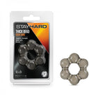 Stay Hard Thick Bead Cock Ring Black - ACME Pleasure