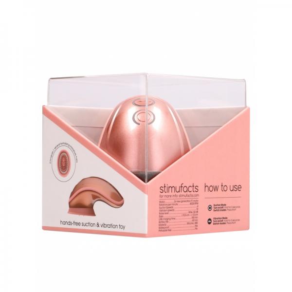 Twitch Hands-free Suction And Vibration Toy Rose Gold - ACME Pleasure