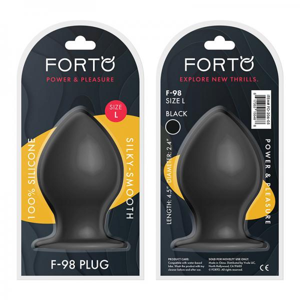 Forto F-98: Cone Large Black - ACME Pleasure