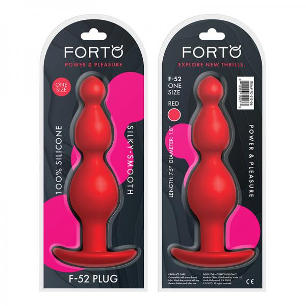 Forto F-52: Cone Beads Red - ACME Pleasure