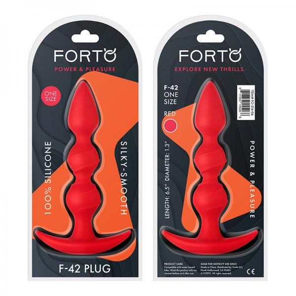 Forto F-42: Spiral Beads Red - ACME Pleasure